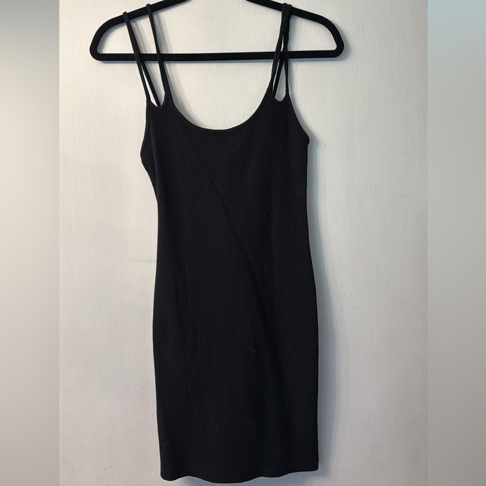 Black Sleeveless Bodycon Dress